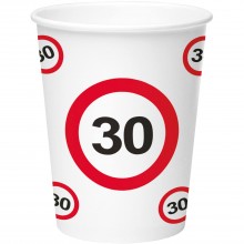 Birthday Party Cups (8 pieces) - 30