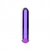 Power Bullet vibrátor - metál lila