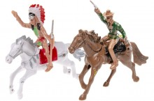 Figurka z Dzikiego Zachodu - kowboj lub indianin ...