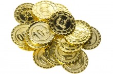 Pirate's treasure - set of 20 gold coins