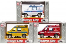 Samochodzik City Patrol lub ambulans Die-cast