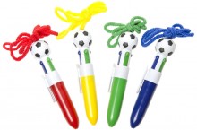 Długopis futbolowy piłka 4 kolory