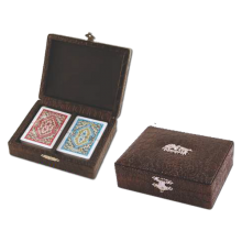 Exclusive Set of Playing Cards in a Leather Box - ...