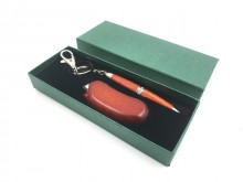Zapalniczka i długopis w pudełku prezentowym