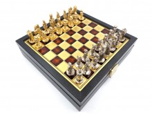 Exclusive metal chess Macedonian Dynasty - ...