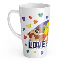 Ceramiczny kubek XL Latte Looney Tunes - Love is ...