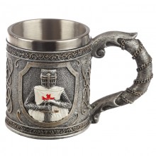 Beer mug knight - decorative
