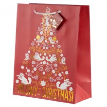 Simona Cat Christmas gift bag with XL card