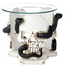 Burner for scented oils and waxes - Skull with a ...