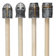Ołówek - hełm średniowiecznego rycerza