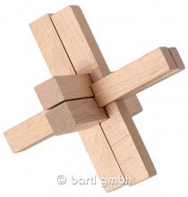Łamigłówka drewniana 3D
