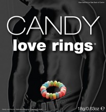 Szerelem gyűrűje cukorkákból
