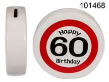 Piggy bank Boldog születésnapot 60. ...