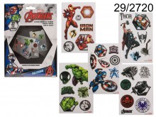 Naklejki Avengers Bohaterowie zestaw 33 sztuk