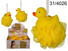 Bathtub duck with mesh sponge - last pieces