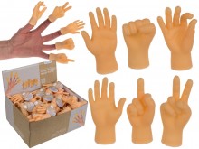 Mini pacynka na palce - gesty dłoni