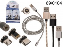 Kabel do ładowania iPhone, Micro USB, Typ C, ...