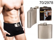 Boxer shorts with a flask in a pocket L-XL