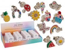 Stud earrings silver 925 - children's collection