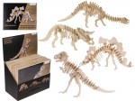Drewniane puzzle 3D - dinozaury
