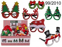 Glasses with Christmas and winter motifs