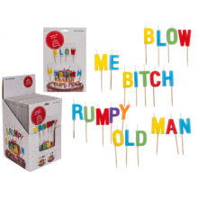 "Blow me Bitch" vagy "Grumpy old man" ...