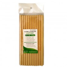 Ecological paper straws - 25 pieces 8x210 mm ...