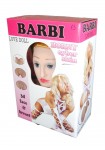 Életnagyságú 3D Barbie baba (2 lyukkal és vibrátorral)