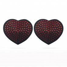 Reusable nipple stickers - diamond hearts