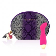 Luxurious Boa vibrator + cosmetic bag - pink