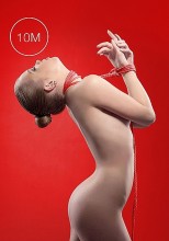 Erotic rope Kinbaku 10m - red