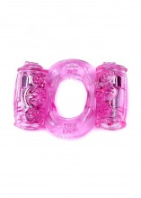 Double vibrating ring - pink