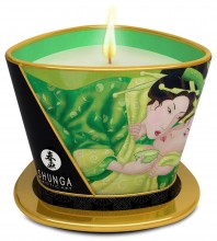 Shunga massage candle - green tea