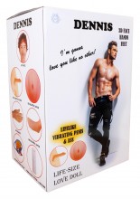 Life Size 3D Dennis Doll (with penis and vibrator)