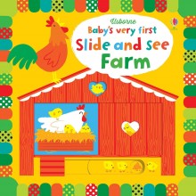Usborne - Baby's very first Slide and see farm ...