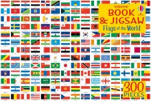 Usborne Book - Book & Jigsaw Flags of the World