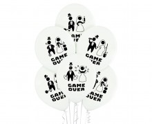 Game Over balloons - set of 6