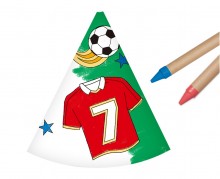 DIY football paper hats Do it yourself - for ...