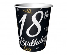Birthday cups (6 pieces) - 18