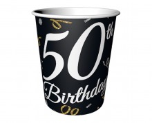 Birthday cups (6 pieces) - 50