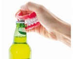 Bottle opener - artificial jaw