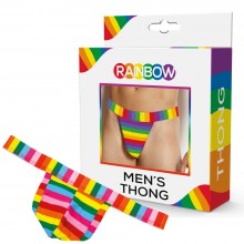 Rainbow thongs 100% cotton