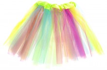 Rainbow dance tulle skirt
