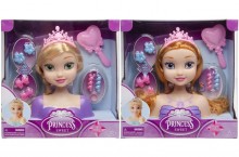 Princess doll for combing with accessories