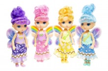 A small fairy doll with a mix of designs