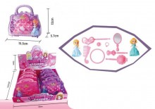 A jewelry bag for a little princess with a doll