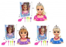Princess doll to be combed with accessories S