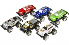 Toy car with large wheels - mix