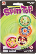 Spin Top - a set of 4 colorful spinning tops