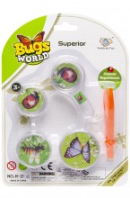Insect observation kit with tweezers